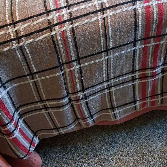 Plaid Western style Blanket/ Throw - XL twin or full size, or Sofa throw. - Picture 7 of 9
